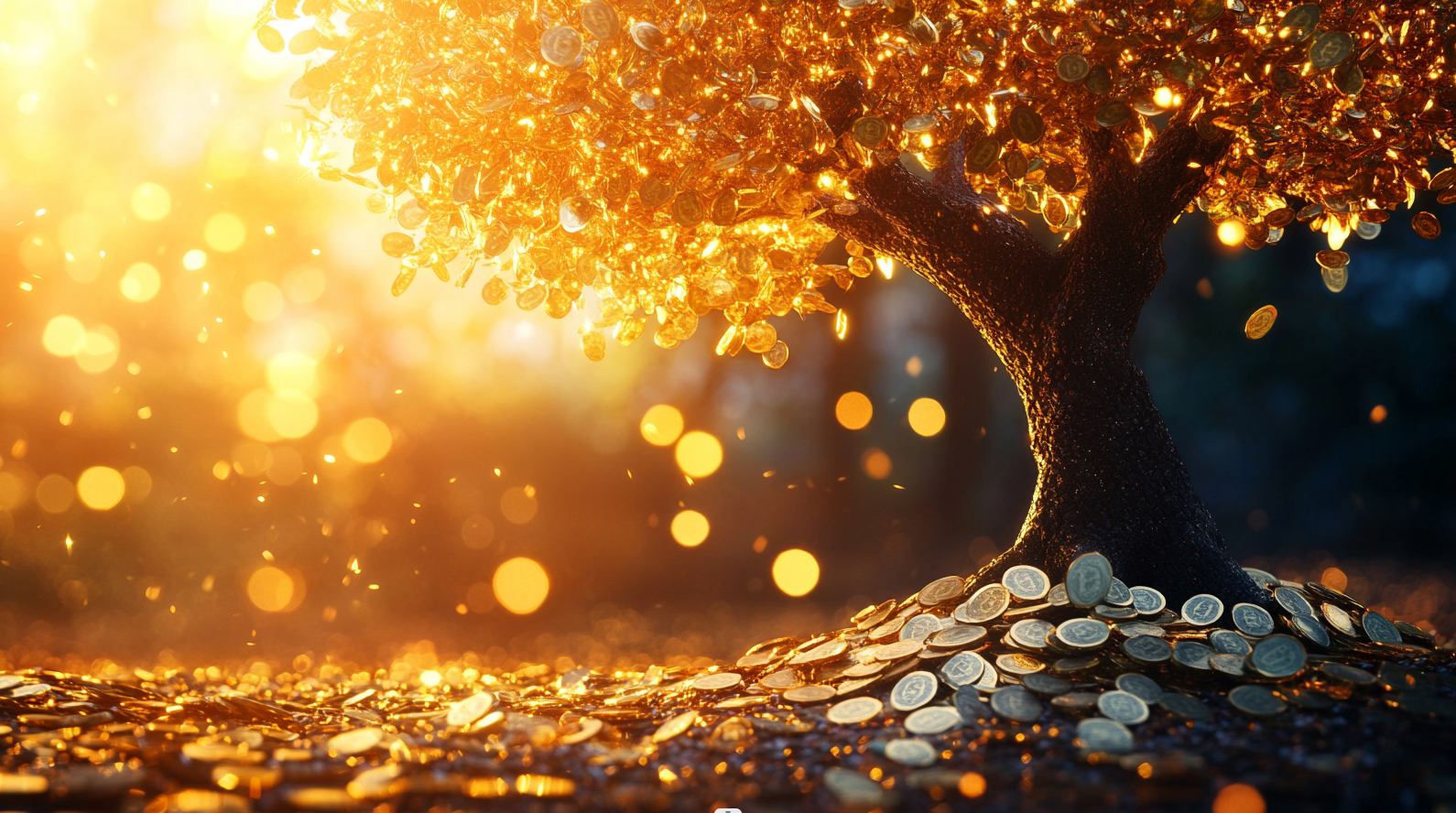 Symbolic depiction of abundance and financial growth cycles