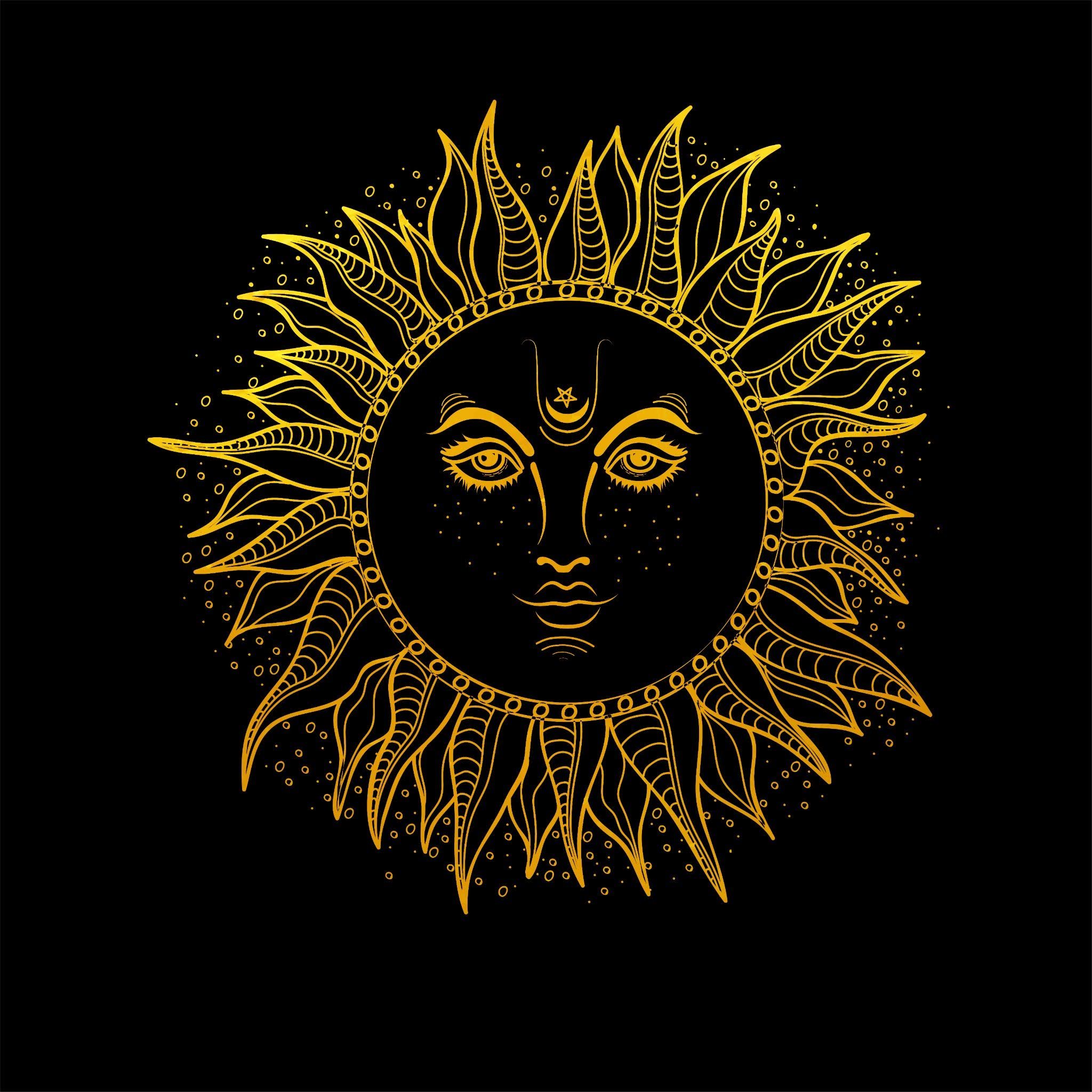 glowing sun representing sun in virgo 2026